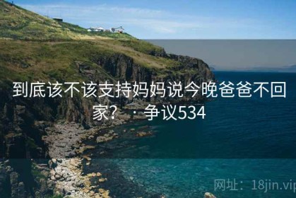 到底该不该支持妈妈说今晚爸爸不回家？ · 争议534