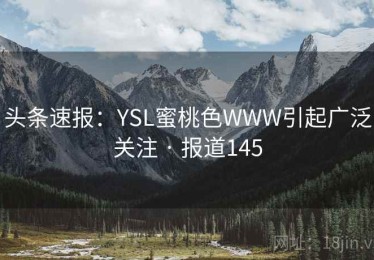 头条速报：YSL蜜桃色WWW引起广泛关注 · 报道145